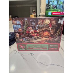 New Advent Calendar Jigsaw Puzzle 1008 Pieces Santa's Workshop Christmas Holiday